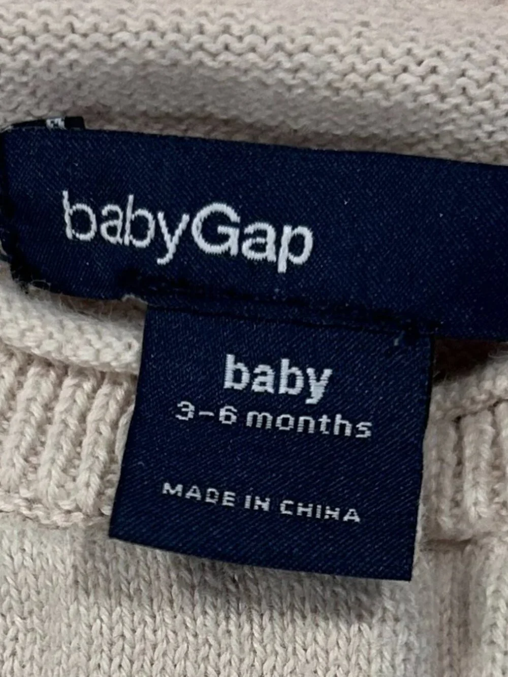 LOT OF 3 BABY GAP TOPS FLORAL BOHO TUNIC BIRD SWEATER BEIGE CARDIGAN 0-3 3-6 MO